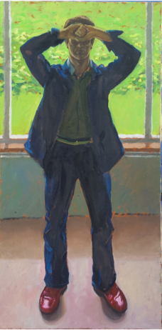 Self Portrait with Red Shoes