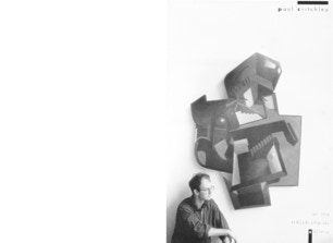 Invite card to exhibition by Paul Critchley at HallRichards Gallery, London