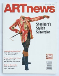 ARTnews front cover, October 2022
