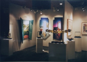 Paintings by Paul Critchley with Portals Ltd of Chicago at Art Miami 2002