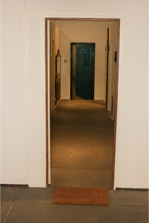 3rd view of stand looking into the installation 'A Sense of Place' by Paul Critchley