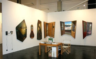 stand view Paul Critchley's paintings at Art.Fair Cologne 2015
