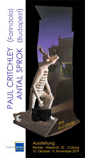 flyer for exhibtion in Galerie Späth, Coburg 2019