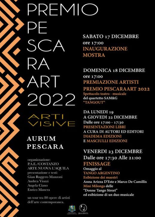 Poster for Premio Pescara Art 2022
