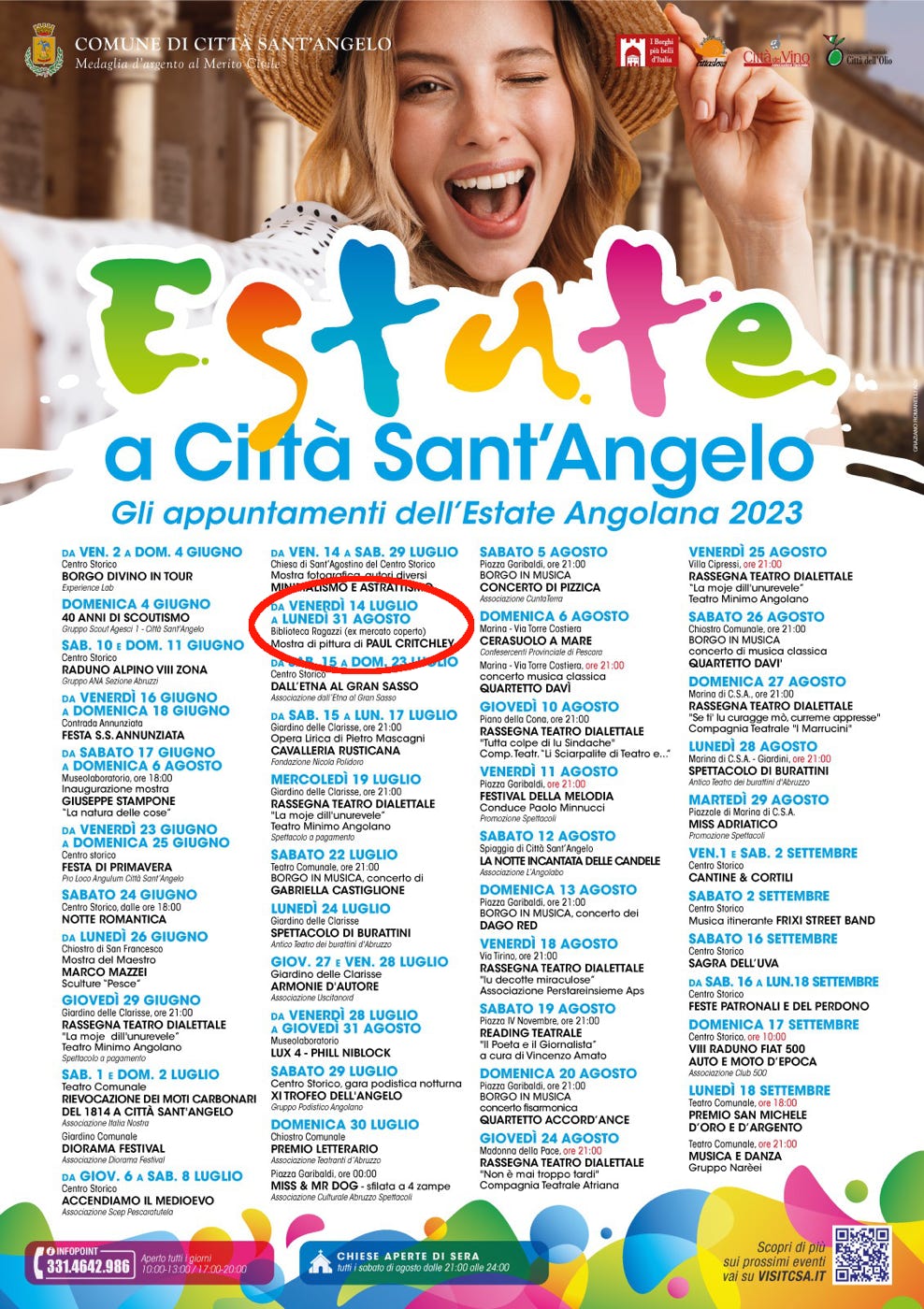 poster Estate a Città Sant'Angelo