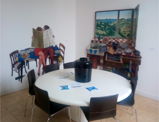 Views of the exhibition at the Fundazione Creativi Italiani, Rome, April 2025 