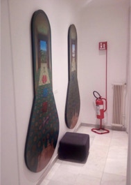 Views of the exhibition at Fondazione Creativi Italiani, Rome, April 2025 