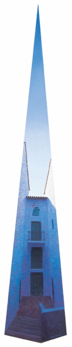 Shaped painting by Paul Critchley, 'La Persiana Rota, Día' 