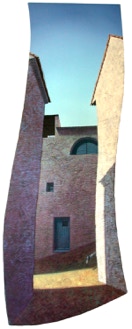 'Corre!', shaped painting by Paul Critchley