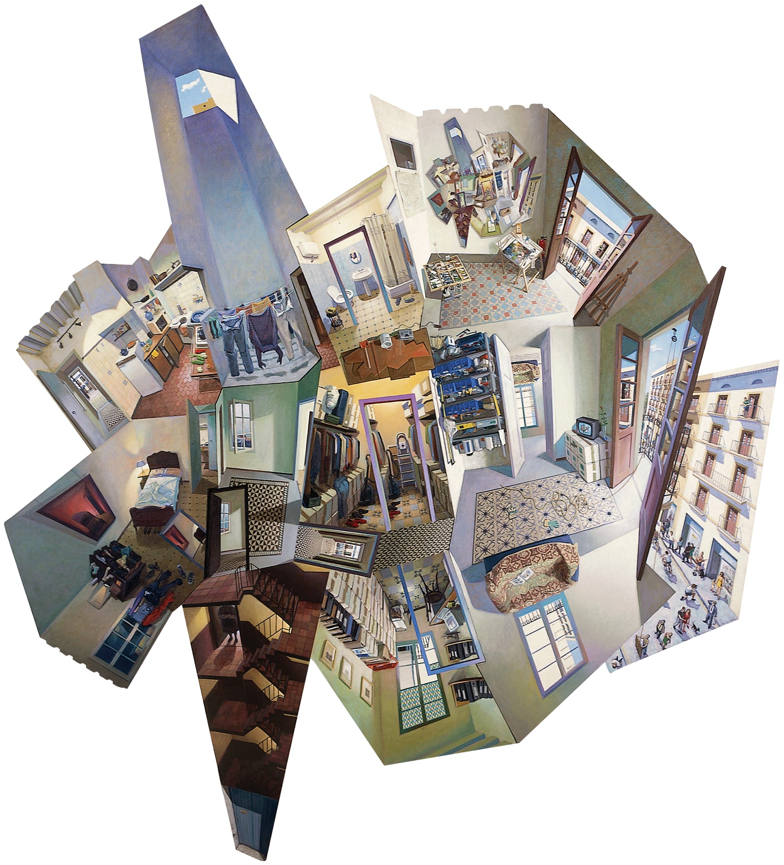 Photo of the painting 'Carrer Rauric 12