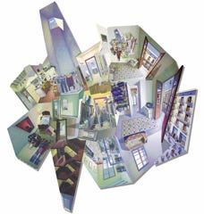 Rauric 12, painting by Paul Critchley