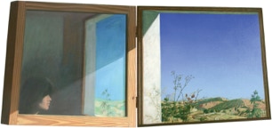 Diptych 'Lost In Thought' by Paul Critchley