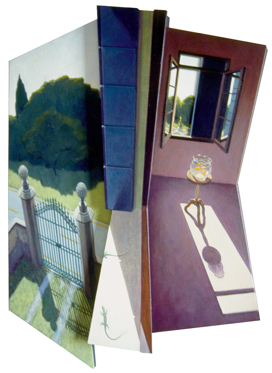 constructed oil painting by Paul Critchley