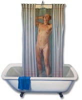 Painting for the bathroom of the Panoramic Interior installation