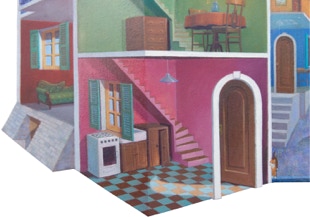 Life In The Village, detail