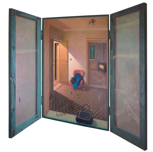 Oil painting by Paul Critchley