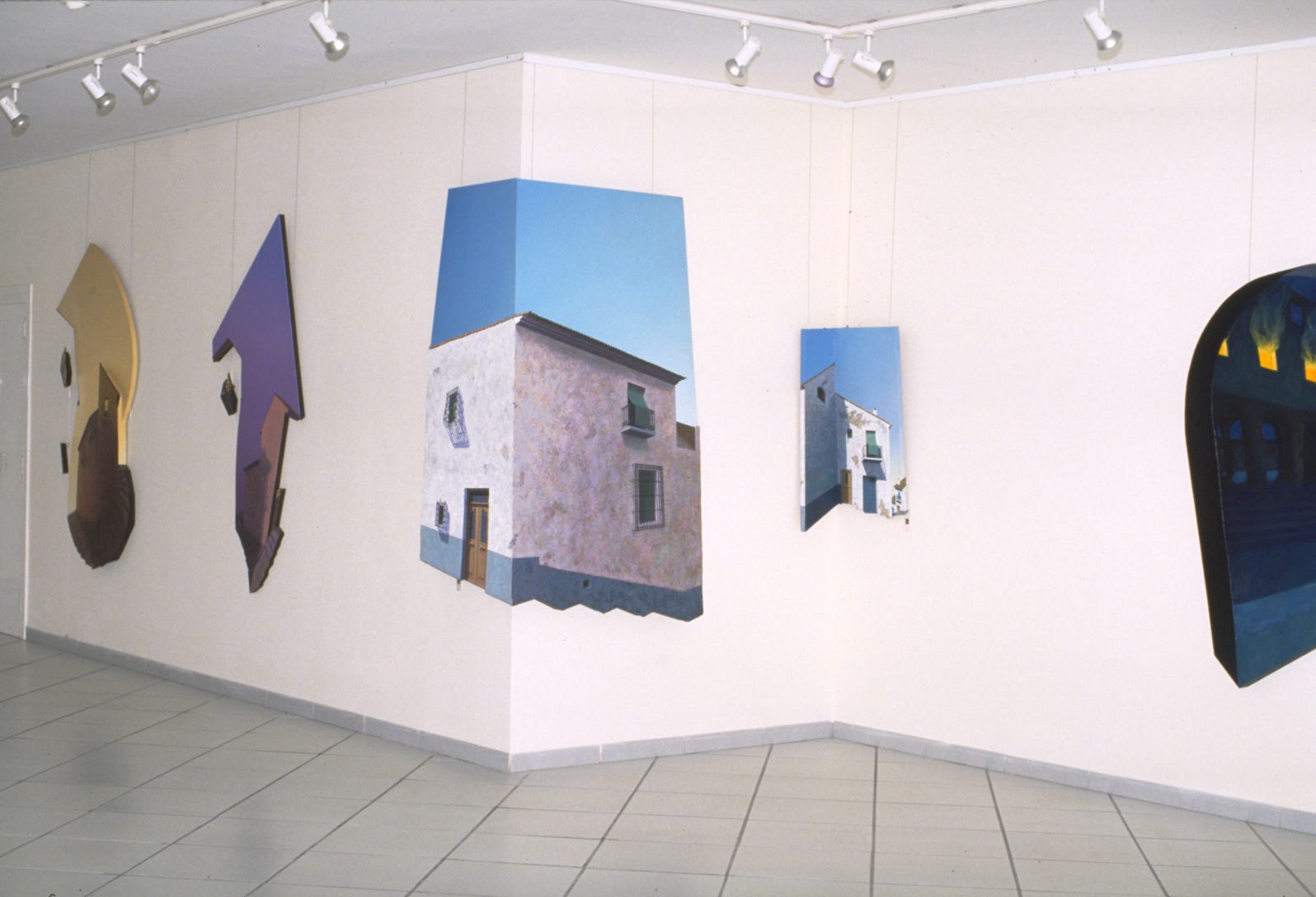 Photographs of exhibition in Galería Asensi, Castellón in 1996 - 2