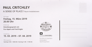 Reverse of invitation