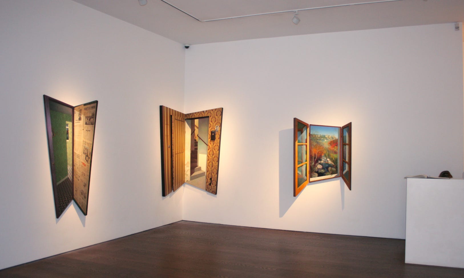 View of exhibition at Flowers Gallery, Cork Street, London