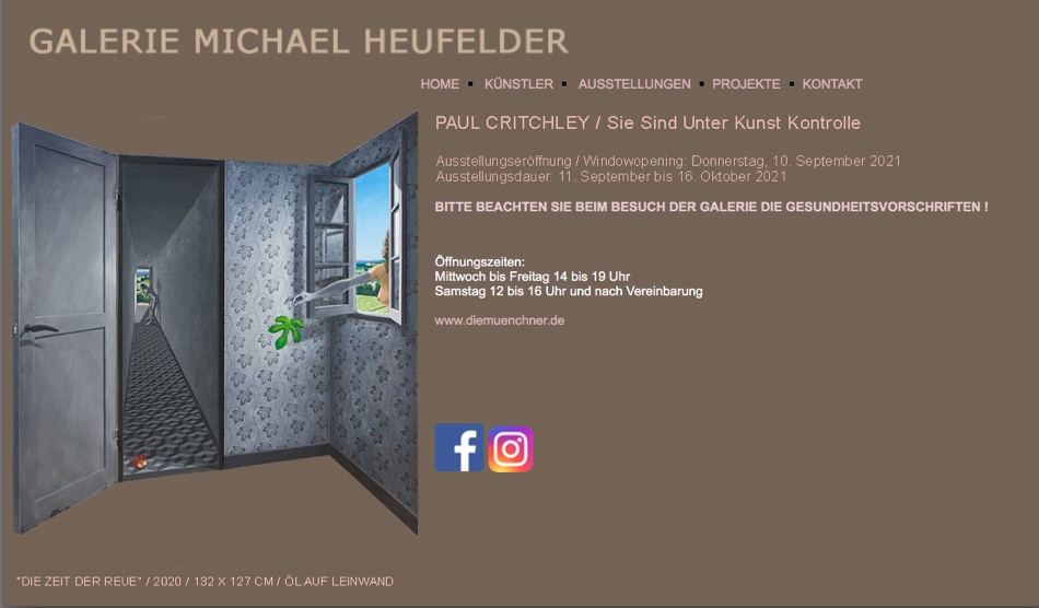 image for exhibtion in Galerie Michael Heufelder, Munich 2021