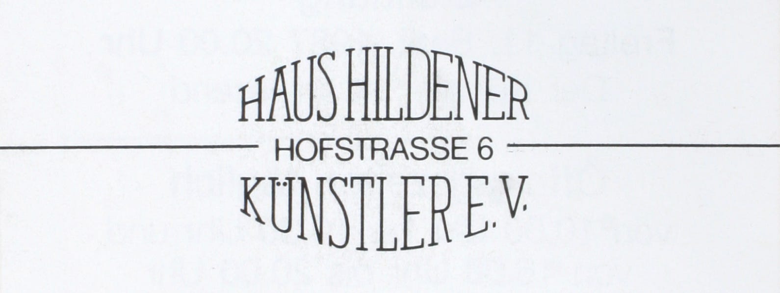 Haus Hildener Künstler logo