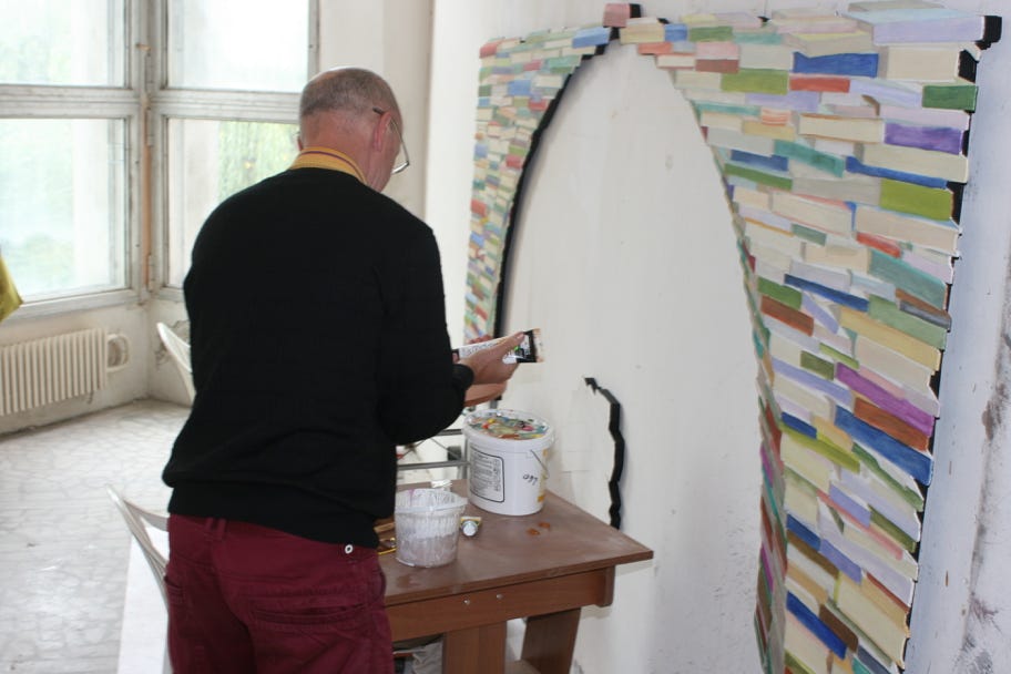painting in progress