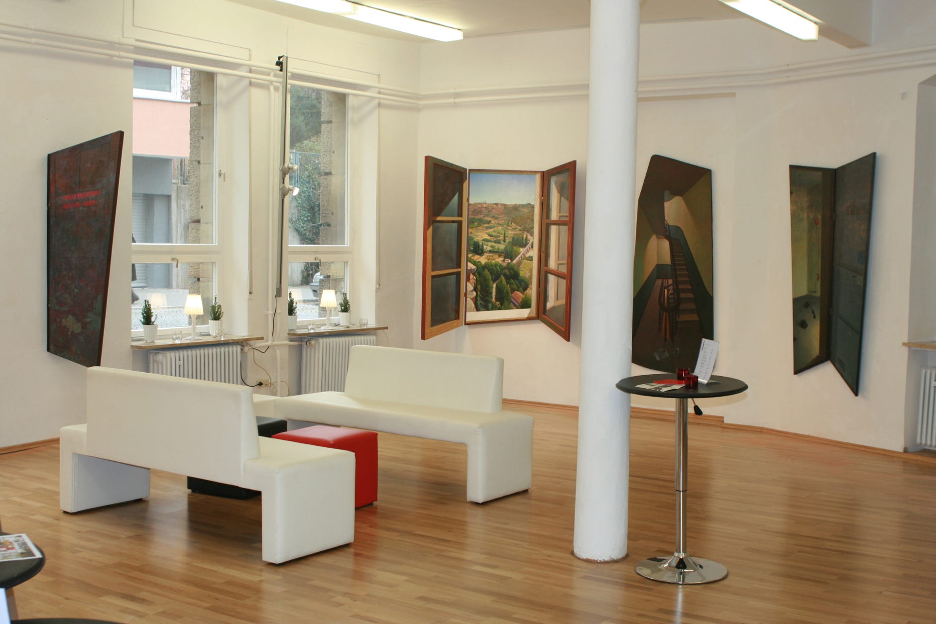 View of exhibition at Galerie Takinu, Stuttgart 1
