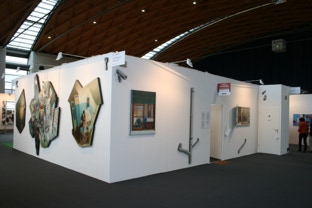 Exit from the installation 'A Sense of Place' and additional paintings