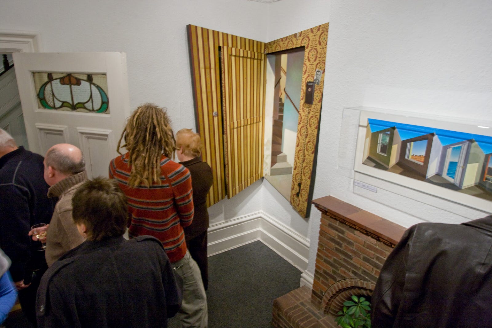 View of exhibition at Flowers Gallery, Cork Street, London