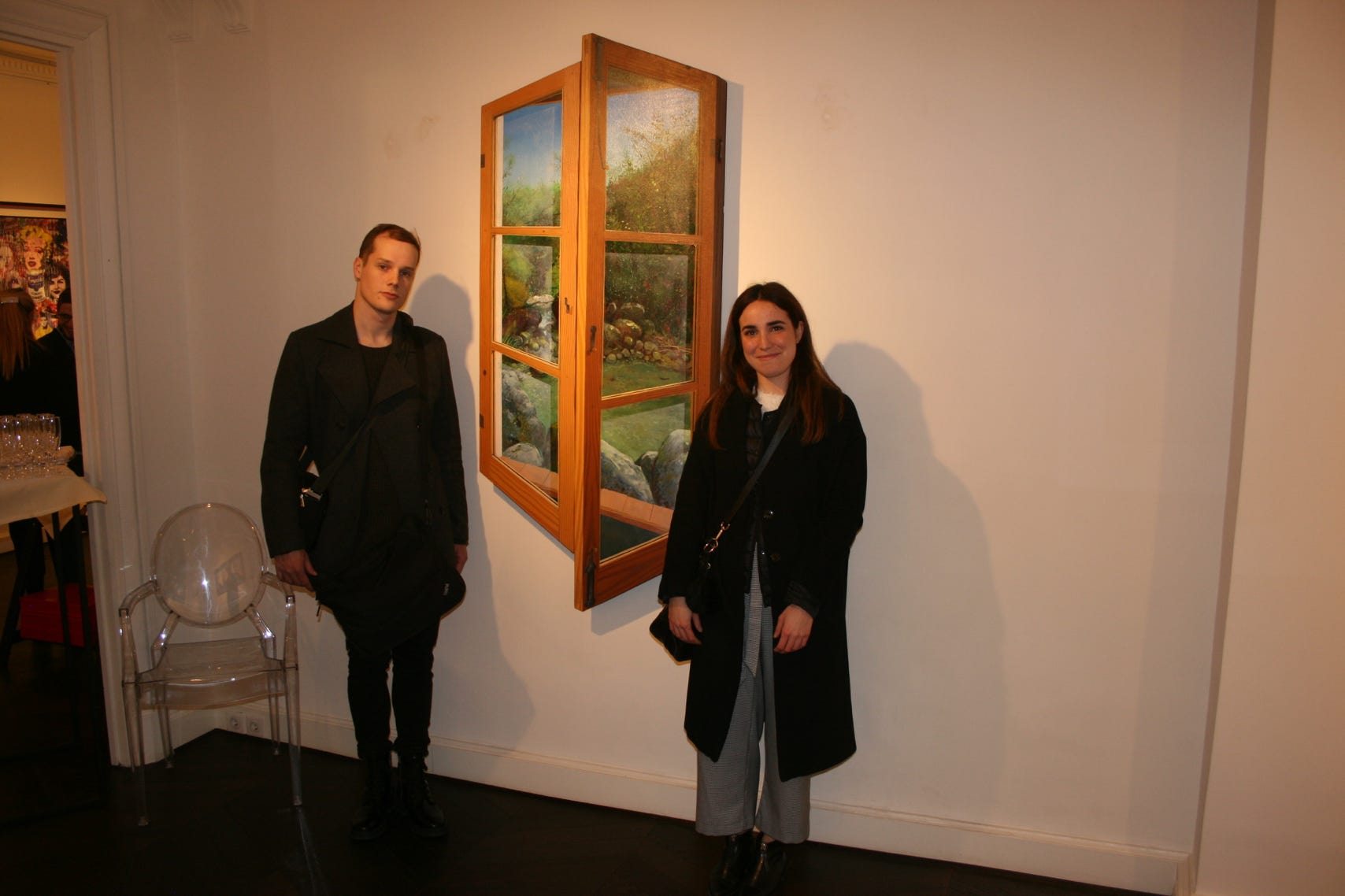BELAIRFINE ART, Paris. Exhibition view with painting The Rockpool