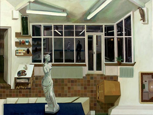 Oil painting by Paul Critchley