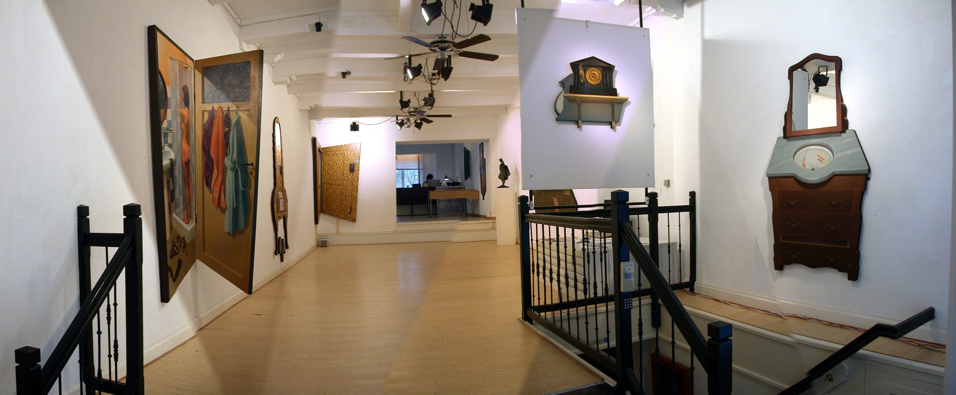 Photograph of the exhibition 'Paul Critchley' at Galerie Vieleers, Amsterdam 1