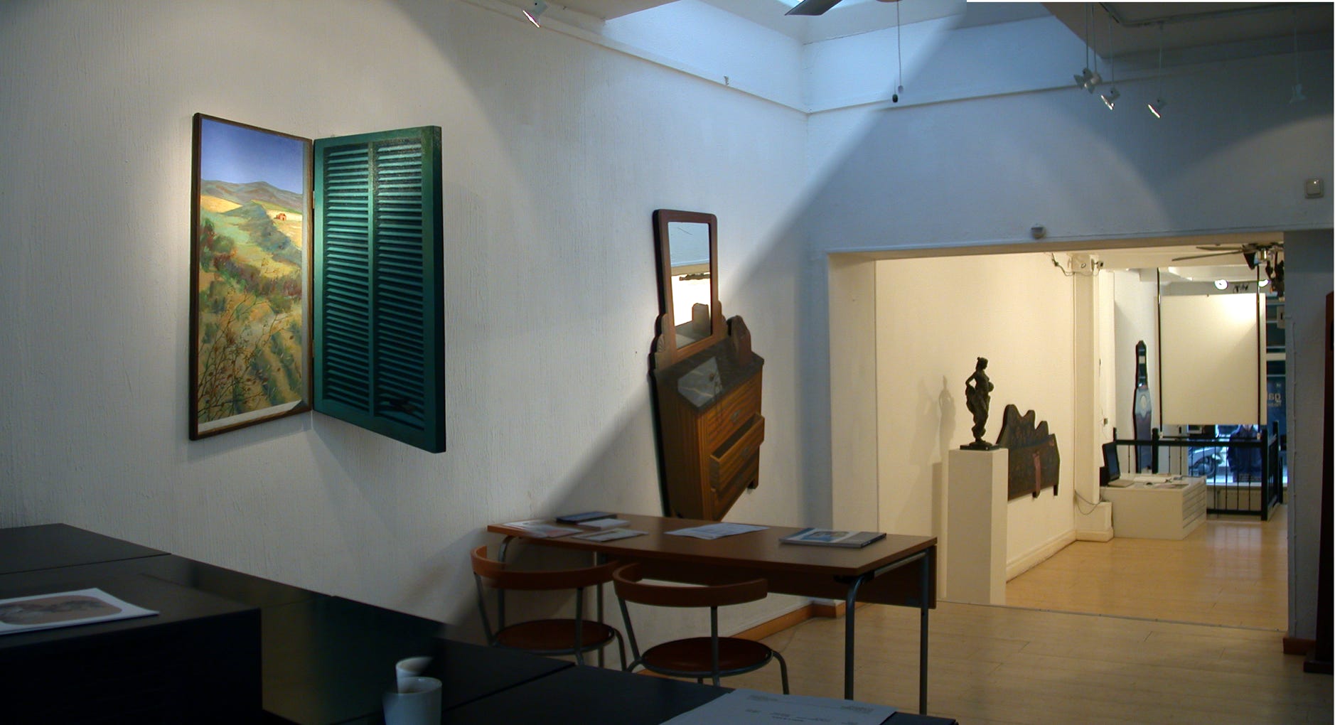 Photograph of the exhibition 'Paul Critchley' at Galerie Vieleers, Amsterdam 2
