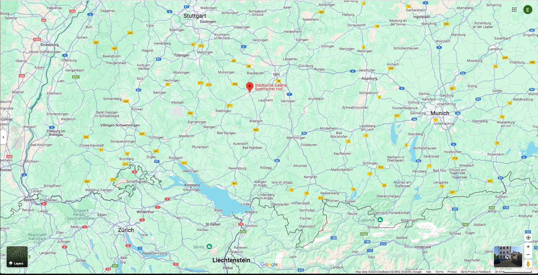 map Ehingen