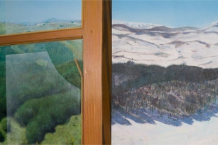 Summer & Winter in the mountains, detail